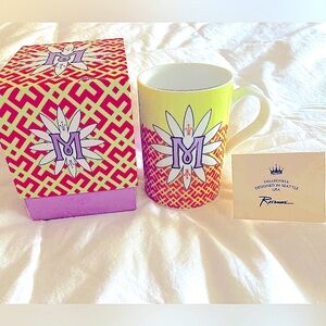 Rosanna Alphabet Studio Initial “M” Mug- NIB
